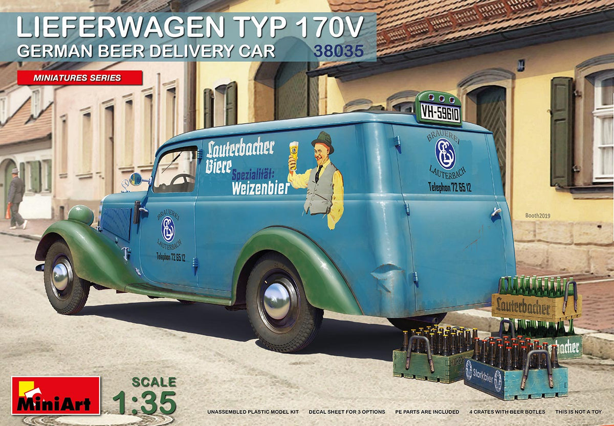 1/35 Lieferwagen Typ 170V German Beer Delivery Car - Hobby Sense