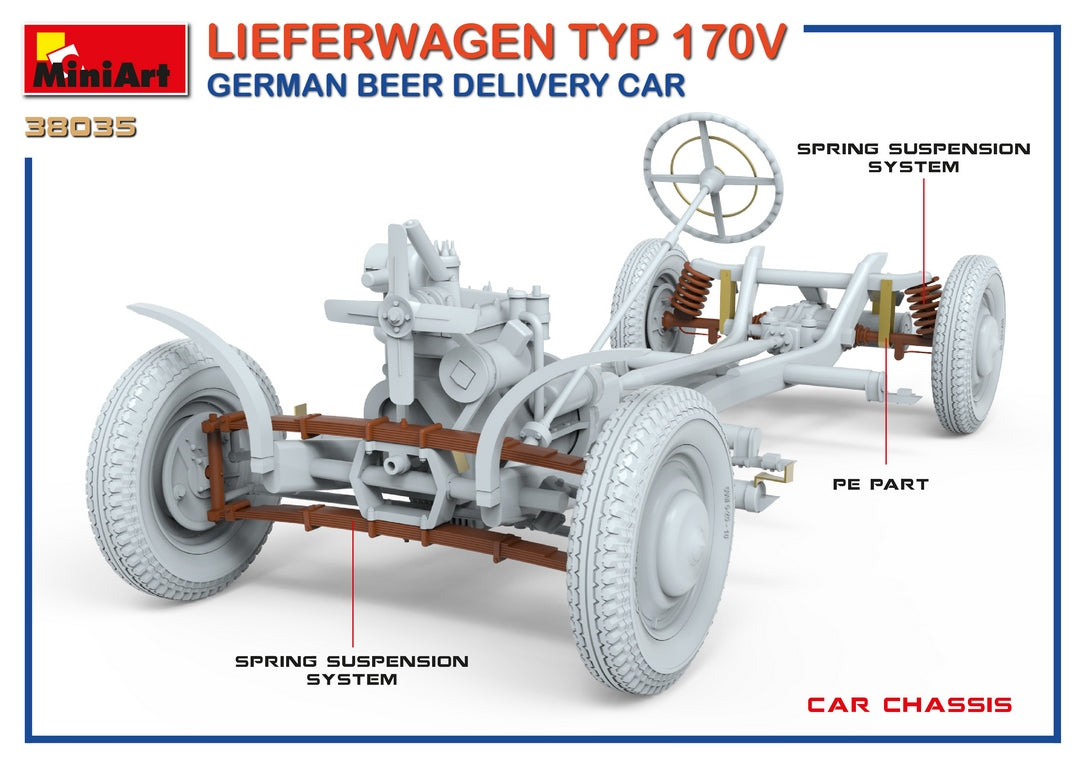 1/35 Lieferwagen Typ 170V German Beer Delivery Car - Hobby Sense
