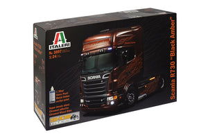 1/24 Scania R730 Black Amber - Hobby Sense