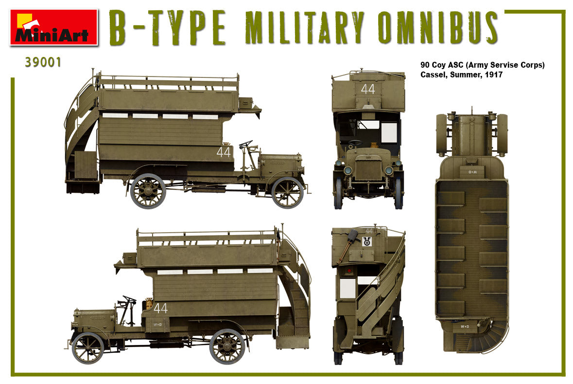 1/35 B-Type Military Omnibus - Hobby Sense