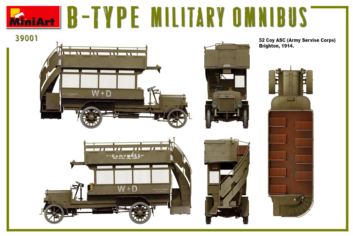 1/35 B-Type Military Omnibus - Hobby Sense