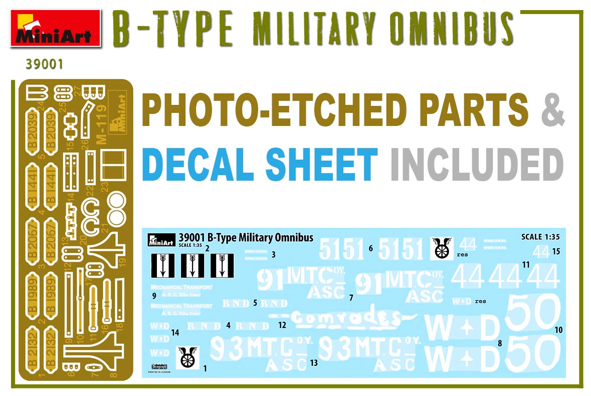 1/35 B-Type Military Omnibus - Hobby Sense