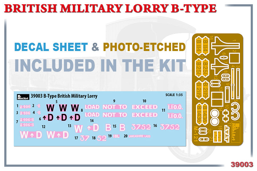 1/35 British Military Lorry B-Type - Hobby Sense