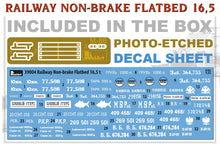 1/35 Railway Non-Brake Flatbed 16.5t - Hobby Sense