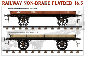 1/35 Railway Non-Brake Flatbed 16.5t - Hobby Sense