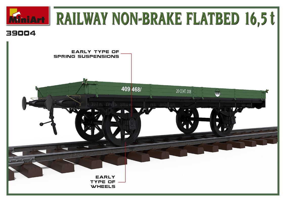 1/35 Railway Non-Brake Flatbed 16.5t - Hobby Sense
