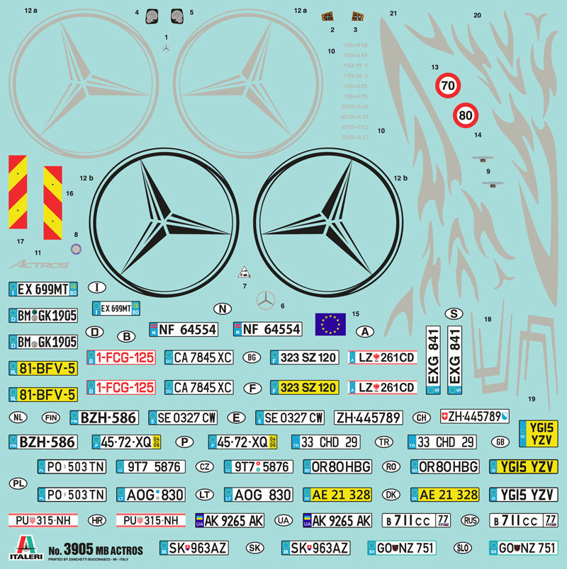 1/24 Mercedes Benz Actros MP4 Gigaspace - Hobby Sense