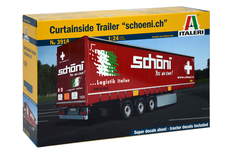 1/24 Curtainside Trailer "Schoeni.ch" - Hobby Sense
