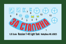 1/35 Russian T40 Light Tank - Hobby Sense