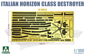 1/350 Italian Horizon Class Destroyer D553 Andrea Doria / D554 Caio Duilio - Hobby Sense