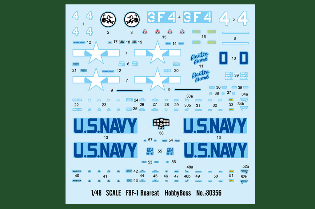 1/48 F8F1 Bearcat - Hobby Sense