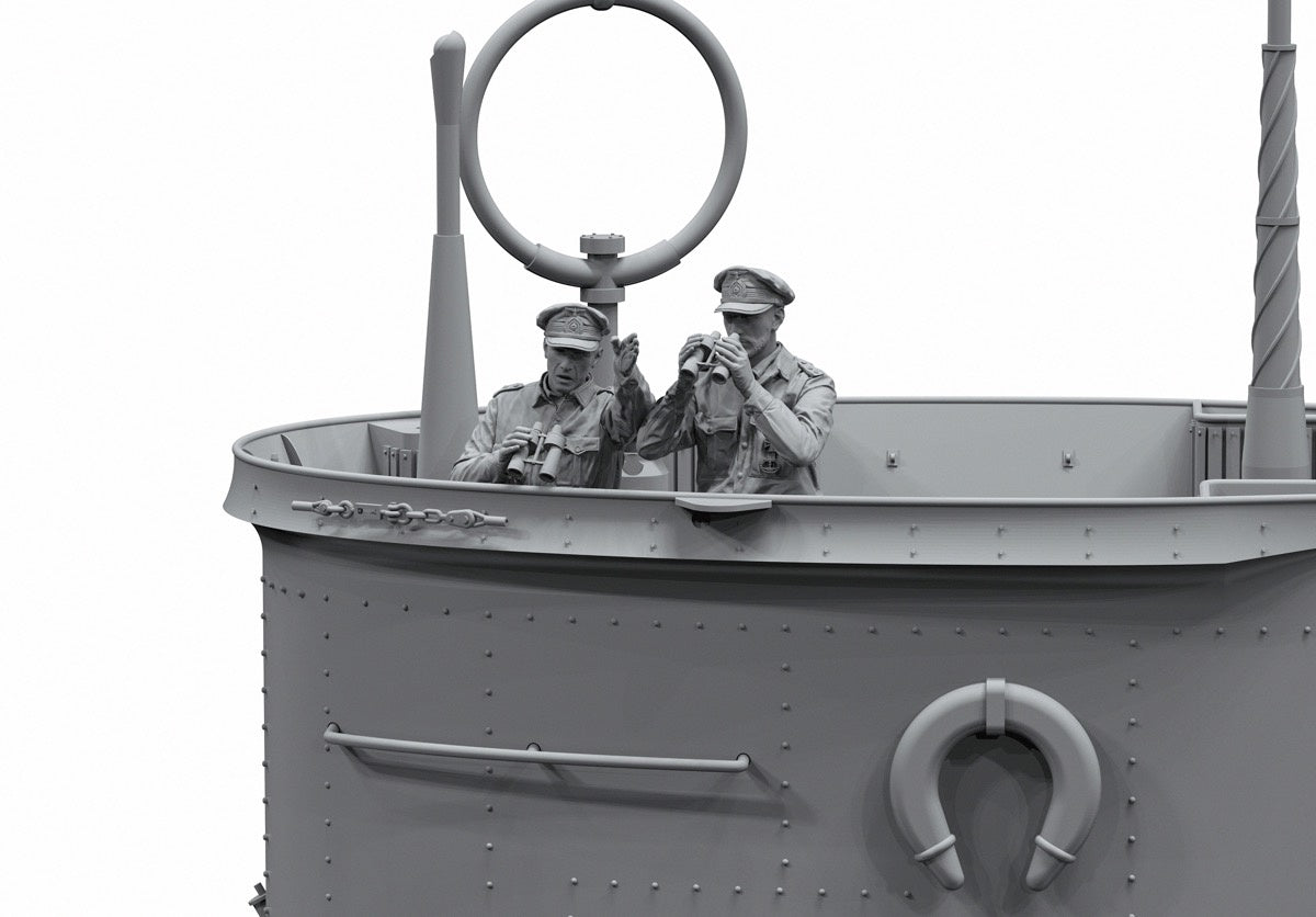 1/35 German Submariners & Commanders In Action, Resin - Hobby Sense