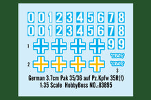 1/35 German 3.7cm Pak 35/36 auf Pz.Kpfw 35R(f) - Hobby Sense