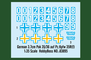 1/35 German 3.7cm Pak 35/36 auf Pz.Kpfw 35R(f) - Hobby Sense