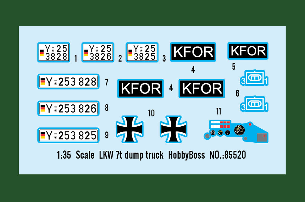 1/35 LKW 7t Dump Truck - Hobby Sense