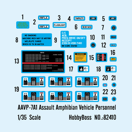 1/35 AAVP-7A1 Assault Amphibian Vehicle Personnel - Hobby Sense