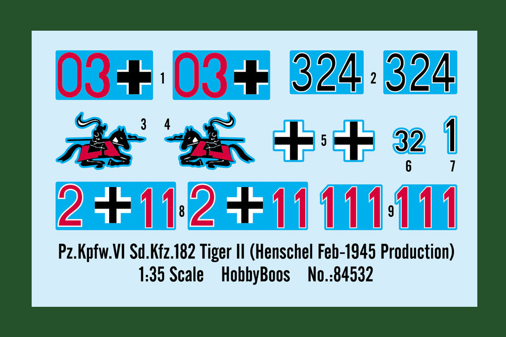 1/35 Tiger II (Henschel Feb-1945 Production) - Hobby Sense