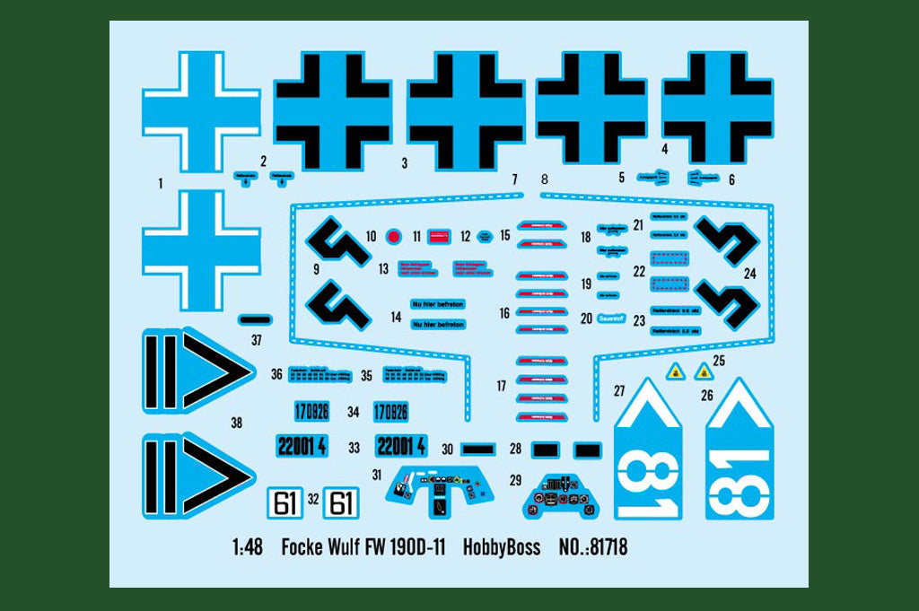 1/48 Focke Wulf FW190D-11 - Hobby Sense
