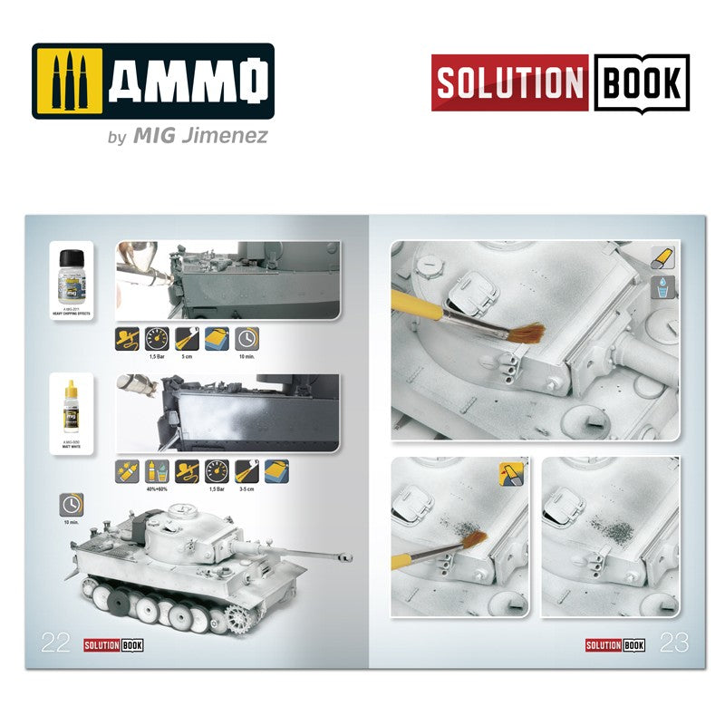 How To Paint WWII German Winter Vehicles Solution Book - Hobby Sense