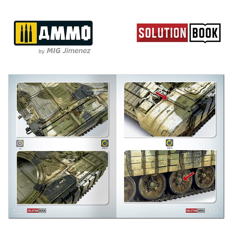 Ammo Mig How To Paint Modern Russian Tanks - Solution Book - Hobby Sense