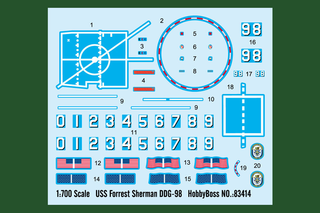 1/700 Forrest Sherman DDG-98 - Hobby Sense