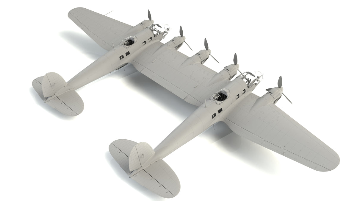 1/48 He 111Z-1 Zwilling, WWII German Glider Tug - Hobby Sense