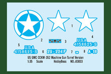 1/35 US GMC CCKW352 Machine Gun Turret Version - Hobby Sense