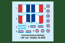 1/350 French Navy Dunkerque Battleship - Hobby Sense
