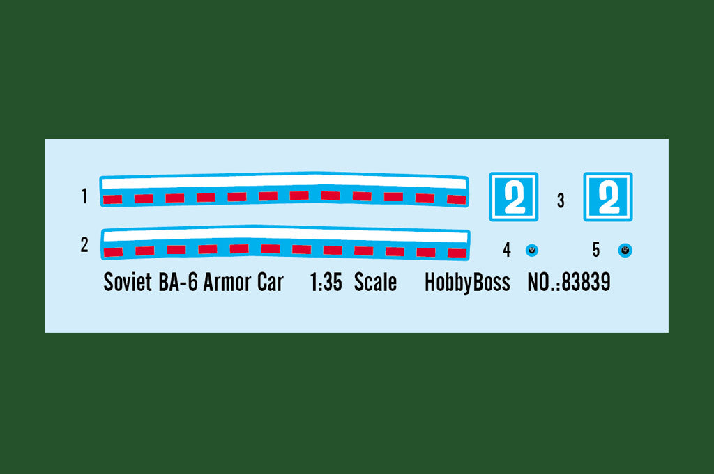1/35 Soviet BA6 Armor Car - Hobby Sense