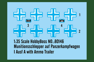1/35 Munitionsschlepper auf Panzerkampfwagen I Ausf A with Ammo Trailer - Hobby Sense