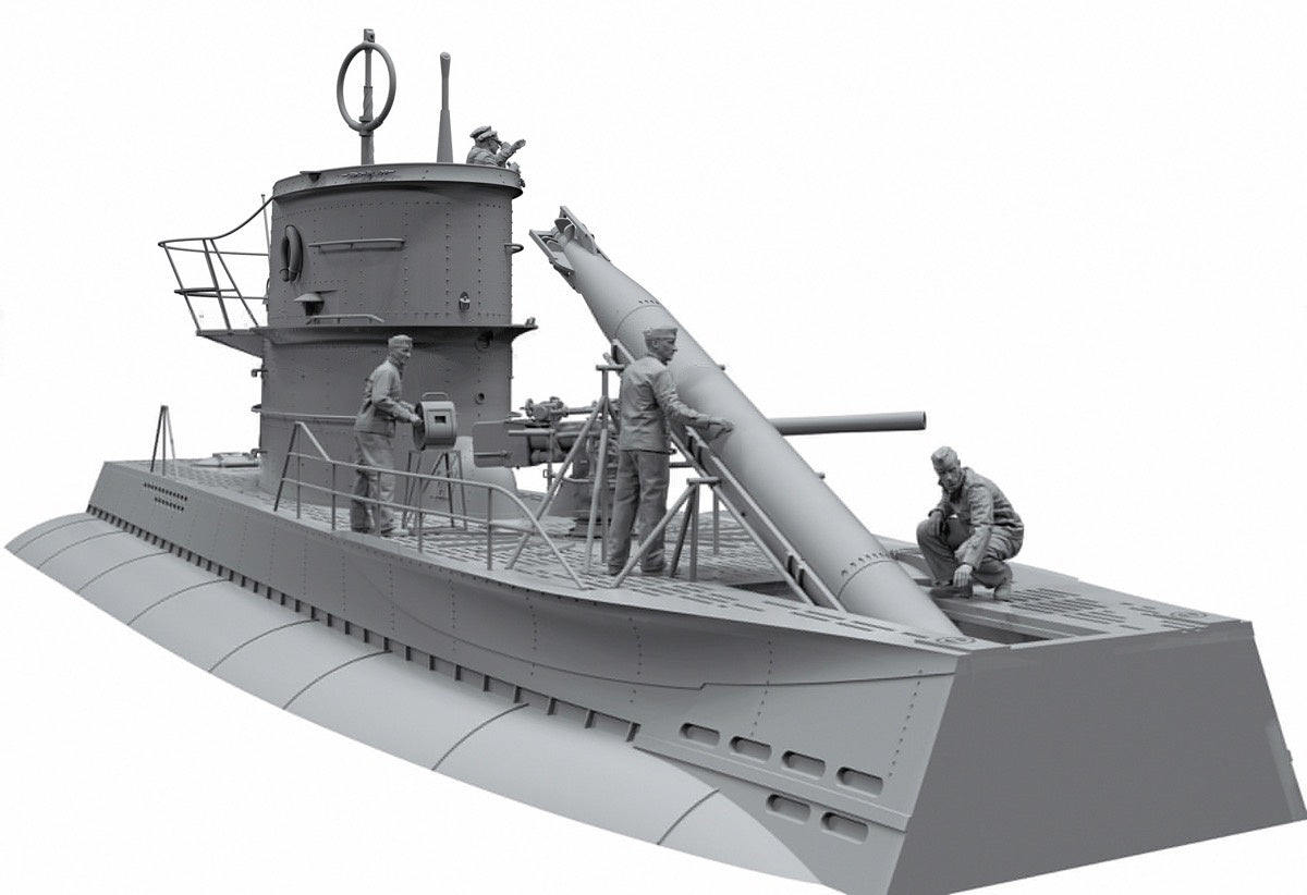 1/35 German Submariners & Commanders (Loading), Resin - Hobby Sense