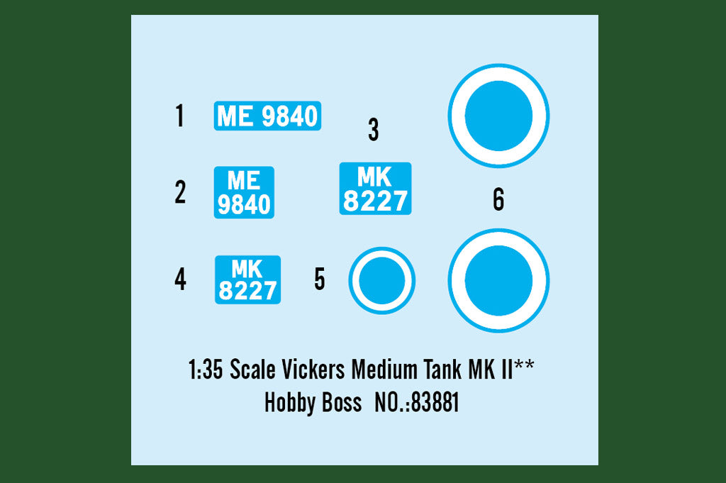 1/35 Vickers Medium Tank MK II** - Hobby Sense
