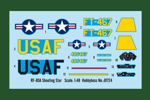 1/48 RF80A Shooting Star Fighter - Hobby Sense