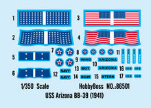 1/350 Arizona BB-39 (1941) - Hobby Sense