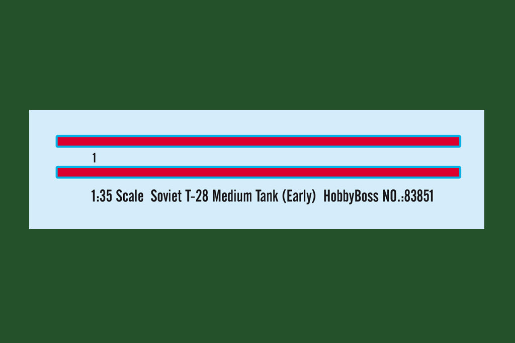1/35 Soviet T28 Medium Tank (Early) - Hobby Sense