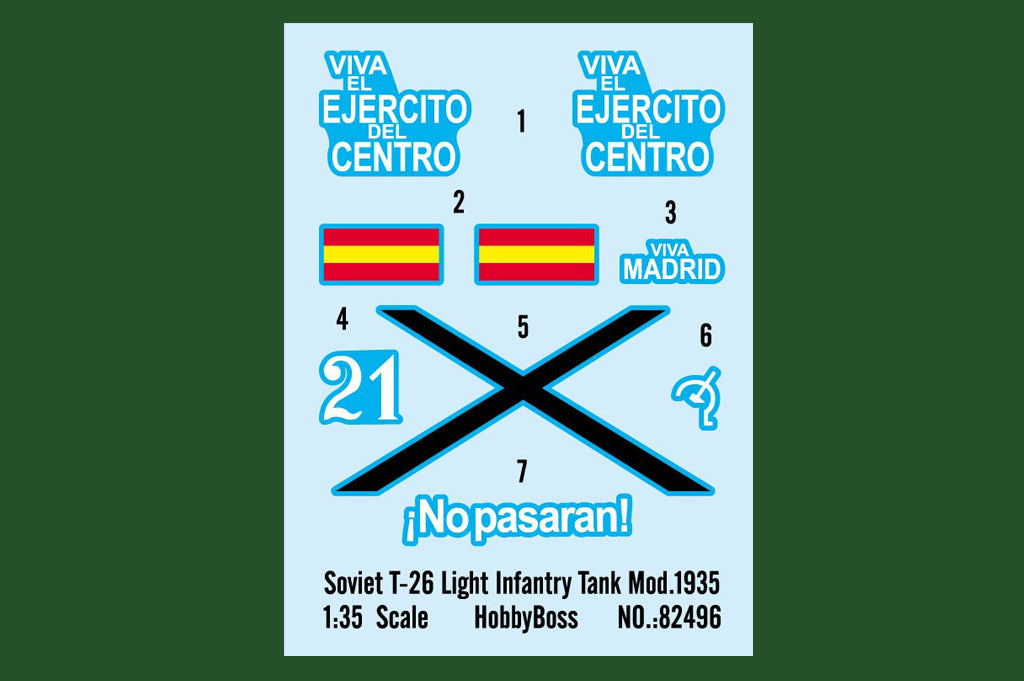 1/35 Soviet T26 Light Infantry Tank Mod.1935 - Hobby Sense