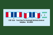 1/350 French Navy Pre-Dreadnought Battleship Condorcet - Hobby Sense