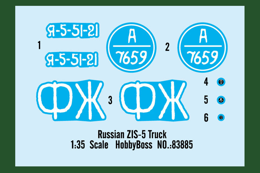 1/35 Russian ZIS-5 Truck - Hobby Sense