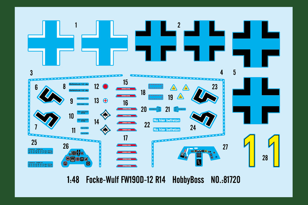 1/48 Focke Wulf FW190D-12 R14 - Hobby Sense
