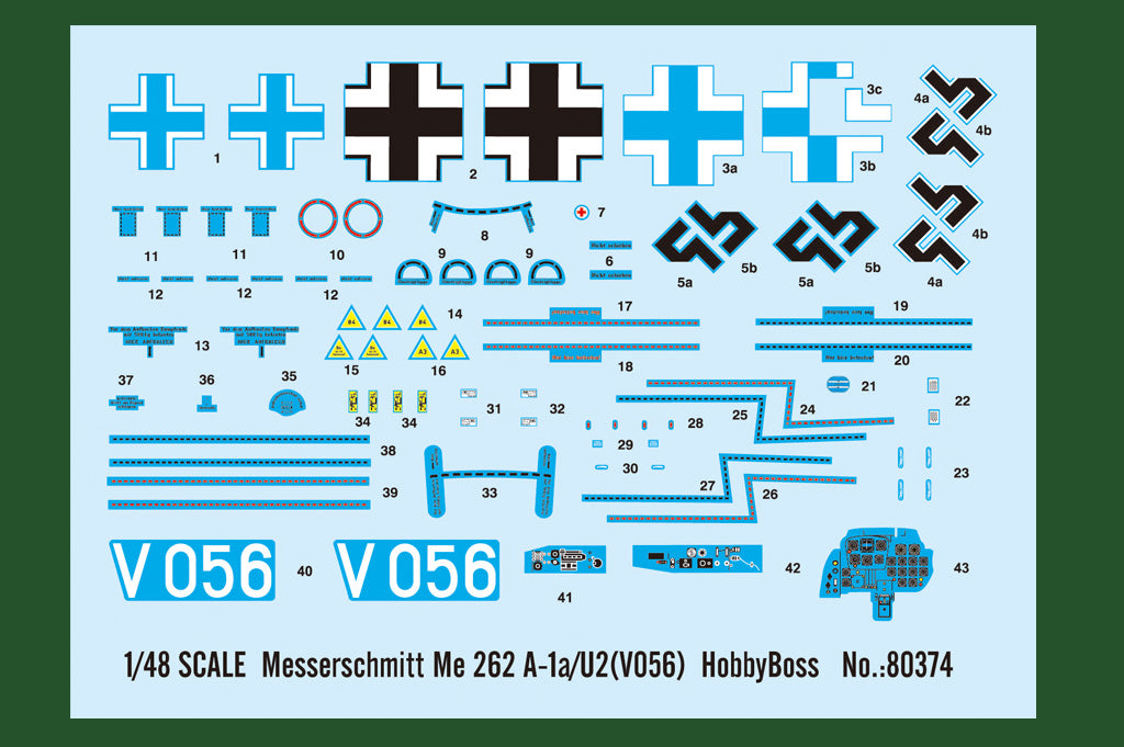 1/48 Me 262 A-1a/U2(V056) - Hobby Sense