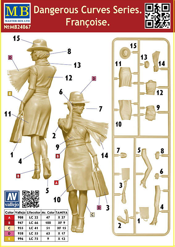 1/24 Dangerous Curves Series. Francoise - Hobby Sense