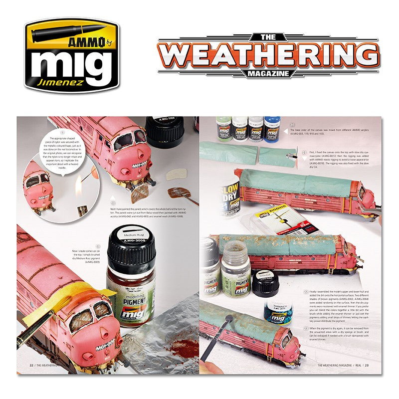 Ammo Mig The Weathering Magazine No 18: Real - Hobby Sense
