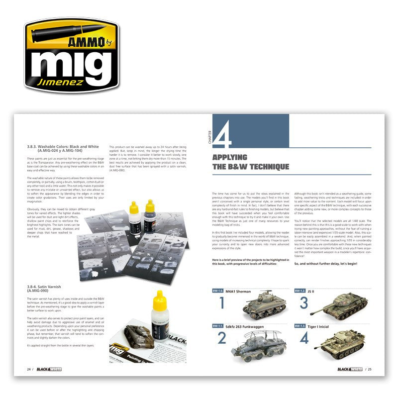 Ammo Mig Black & White Technique Guide - Hobby Sense