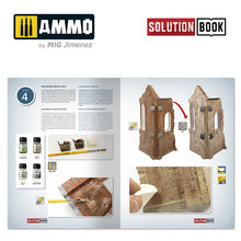 Ammo Mig How to Paint Brick Buildings, Colors & Weathering System - Solution Book - Hobby Sense