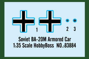 1/35 Soviet BA-20M Armored Car - Hobby Sense