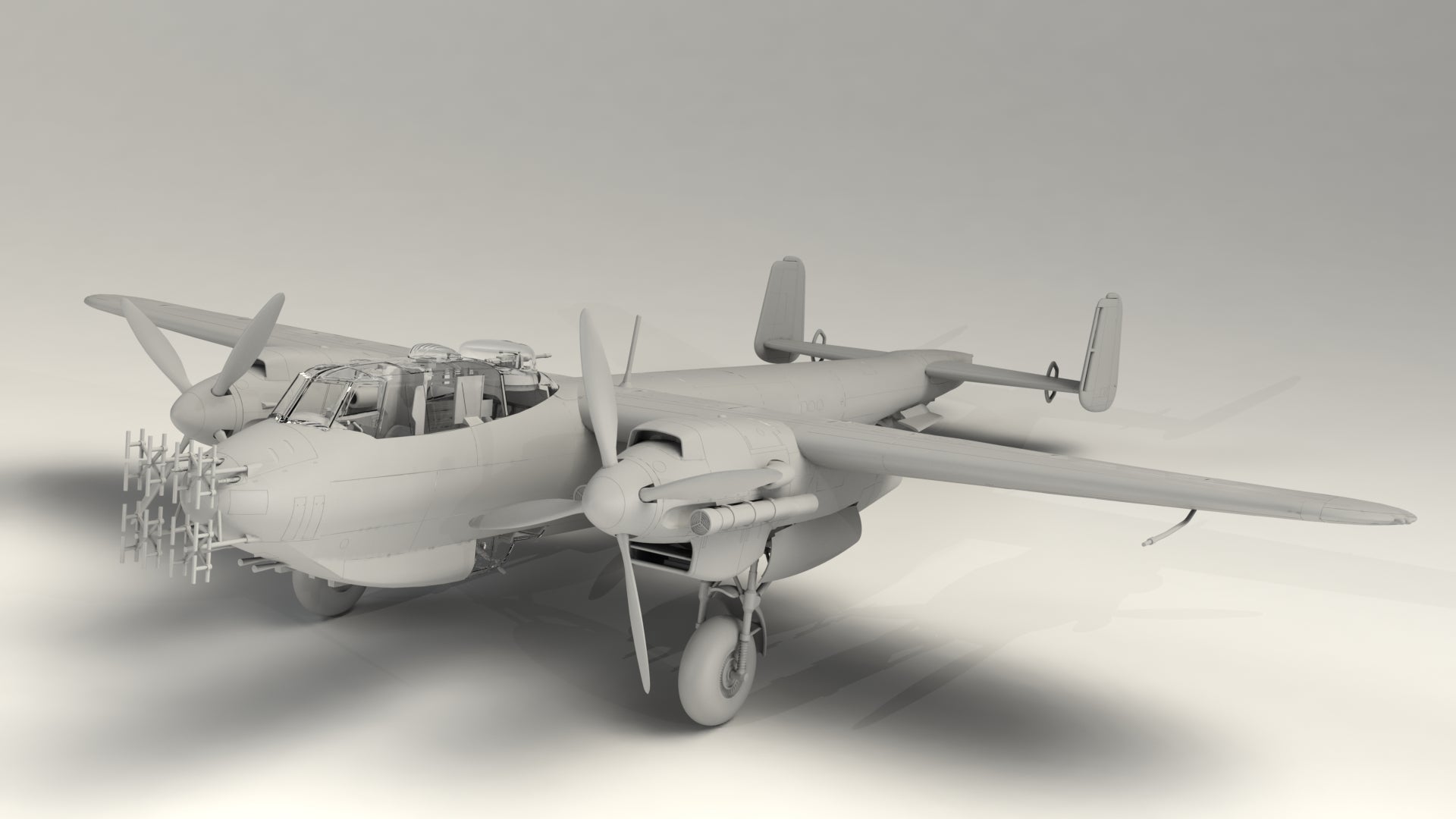 1/48 Do 217N-1, WWII German Night Fighter - Hobby Sense