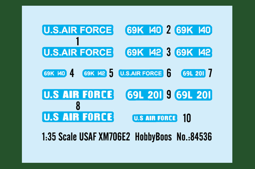 1/35 USAF XM706E2 - Hobby Sense