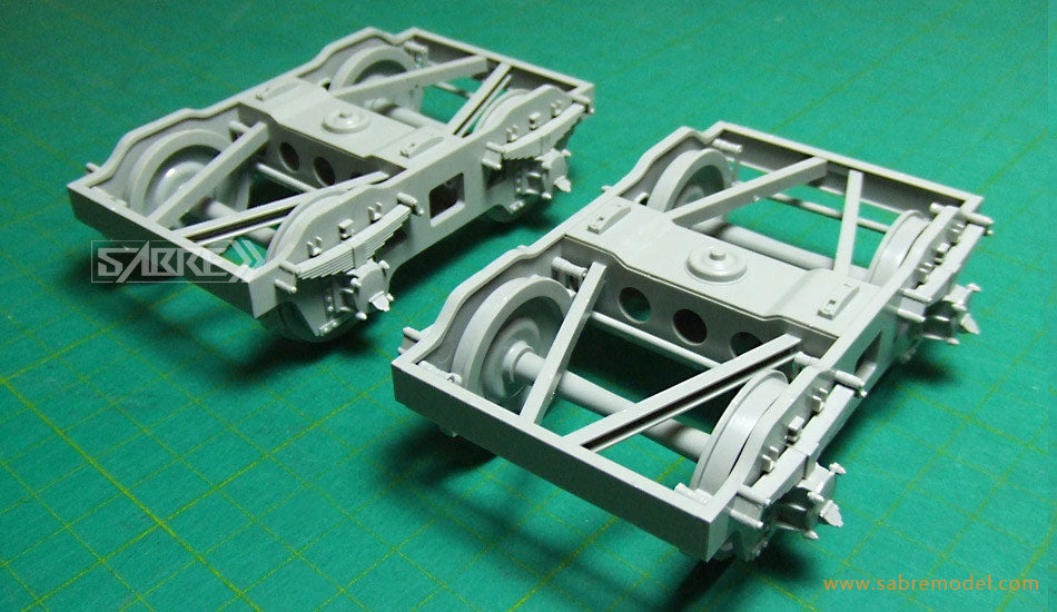 1/35 German Railway Schwerer Plattformwagen Typ SSys 4[Axle] 50ton, Standard Edition - Hobby Sense