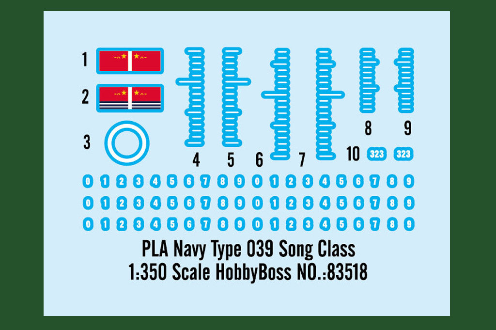 1/350 PLA Navy Type 039 Song Class Submarine - Hobby Sense