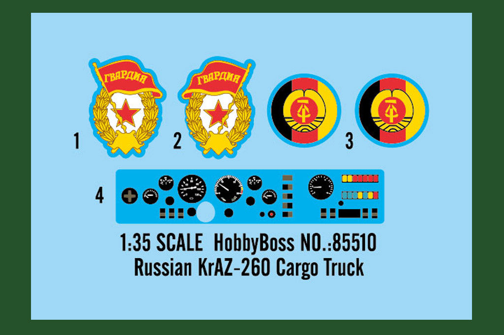 1/35 Russian KrAZ 260 Cargo Truck - Hobby Sense